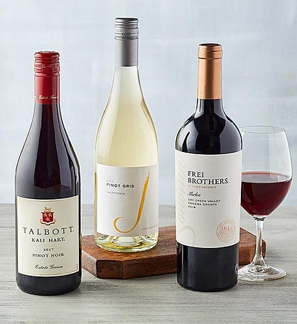 Vintner&#39;s Choice California Red and White Wine Trio